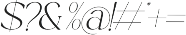 QESTERO Italic otf (400) Font OTHER CHARS
