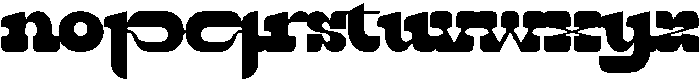 Qebica Regular otf (400) Font LOWERCASE