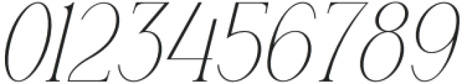 Qefila Italic otf (400) Font OTHER CHARS
