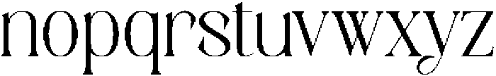 Qeilgera otf (400) Font LOWERCASE