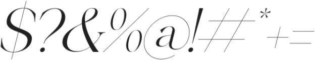 Qeinsha Italic otf (400) Font OTHER CHARS