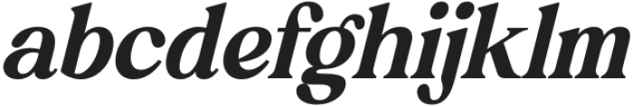 Qeldorat Italic otf (400) Font LOWERCASE