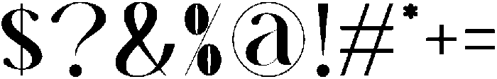 Qelgin Regular otf (400) Font OTHER CHARS