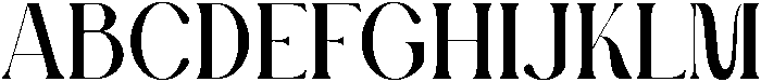 Qelgin Regular otf (400) Font UPPERCASE