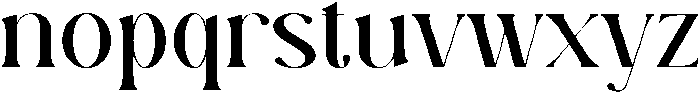 Qelgin Regular otf (400) Font LOWERCASE