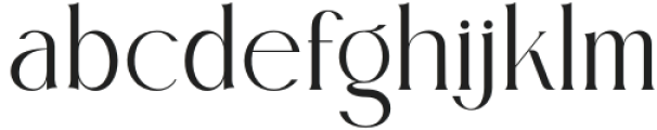 Qelgin Regular otf (400) Font LOWERCASE