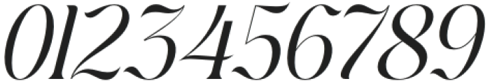 Qelistah Italic otf (400) Font OTHER CHARS