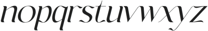 Qelistah Italic otf (400) Font LOWERCASE