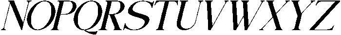 Qelvoria Italic otf (400) Font UPPERCASE