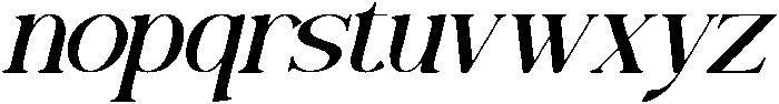 Qelvoria Italic otf (400) Font LOWERCASE