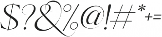 Qene-G Regular Italic otf (400) Font OTHER CHARS