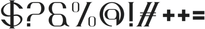 Qenkoja Regular otf (400) Font OTHER CHARS