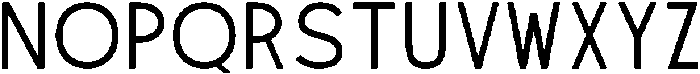 Qentura Regular otf (400) Font UPPERCASE