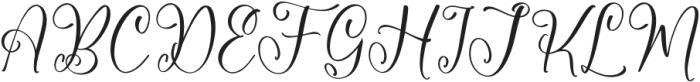 Qerginas Frenchstyle Script otf (400) Font UPPERCASE