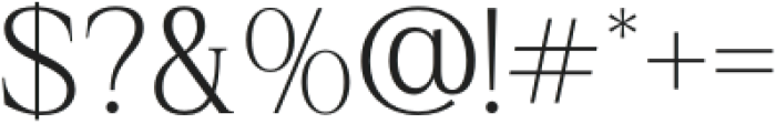 Qestrafin otf (400) Font OTHER CHARS