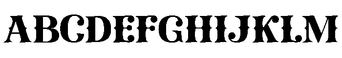 QEDHENIFtrial Regular Font UPPERCASE