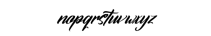 Qentyson Humberta DEMO VERSION Italic Font LOWERCASE