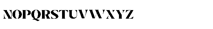 Qegafy Font UPPERCASE