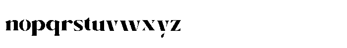 Qegafy Font LOWERCASE