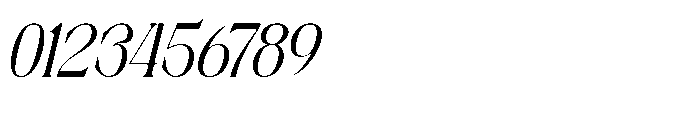 Qeilgera Italic Font OTHER CHARS