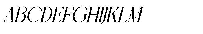 Qeilgera Italic Font UPPERCASE