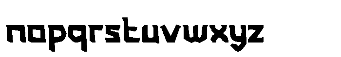 Qeland Saigh Font LOWERCASE