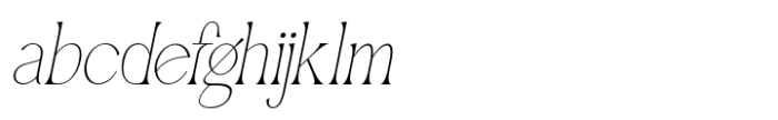 Qellia Light Oblique FONT
