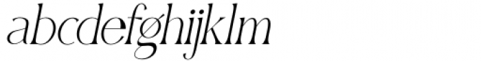 Qellia Oblique Font LOWERCASE