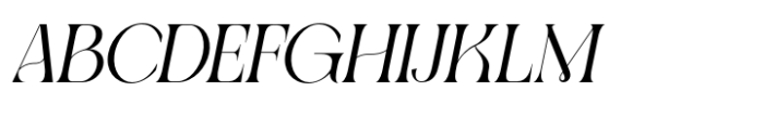 Qellia Semi Bold Oblique Font UPPERCASE