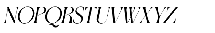 Qellia Semi Bold Oblique Font UPPERCASE