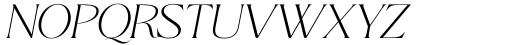 Qene G Regular Italic Font LOWERCASE