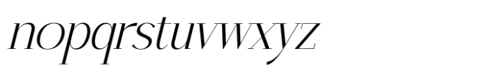 Qenliago Italic Font LOWERCASE