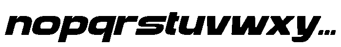 Qepho Modern Italic Font LOWERCASE