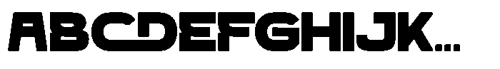 Qepho Modern Regular Font UPPERCASE