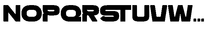 Qepho Modern Regular Font UPPERCASE