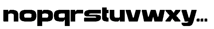 Qepho Modern Regular Font LOWERCASE