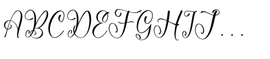Qerginas Frenchstyle Font UPPERCASE