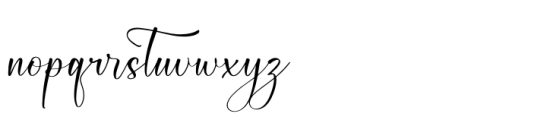 Qerginas Frenchstyle Font LOWERCASE