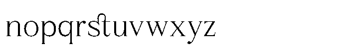 Qestrafin Regular Font LOWERCASE
