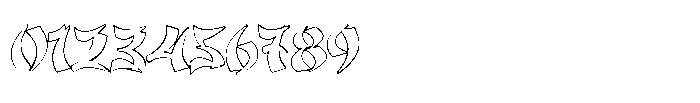 Qetta Outline Font OTHER CHARS