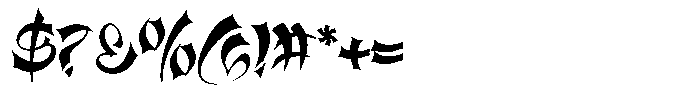 Qetta Regular Tsani Font OTHER CHARS