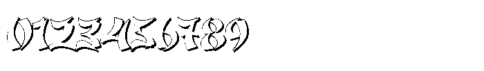 Qetta Shadow Font OTHER CHARS