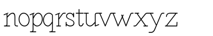 Qewek Medium Font LOWERCASE