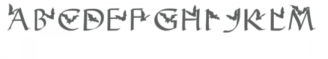 qfd batty monogram font Font UPPERCASE