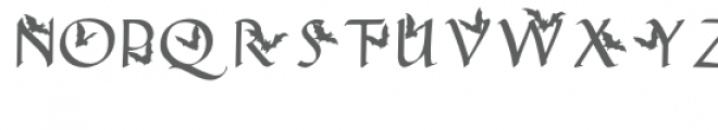 qfd batty monogram font Font LOWERCASE