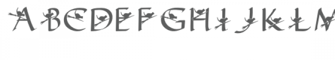 qfd broomstick kitty monogram font Font LOWERCASE