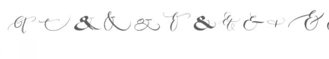 qfd calligraphic ampersand dingbat font Font LOWERCASE