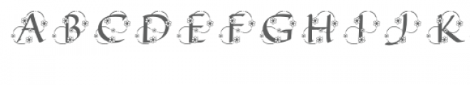qfd daisy chain monogram font Font UPPERCASE