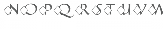 qfd diamonds monogram font Font UPPERCASE