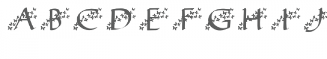 qfd flutter monogram font Font UPPERCASE